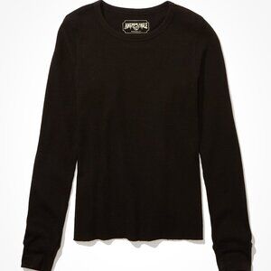 American Eagle Waffle Layering Tee